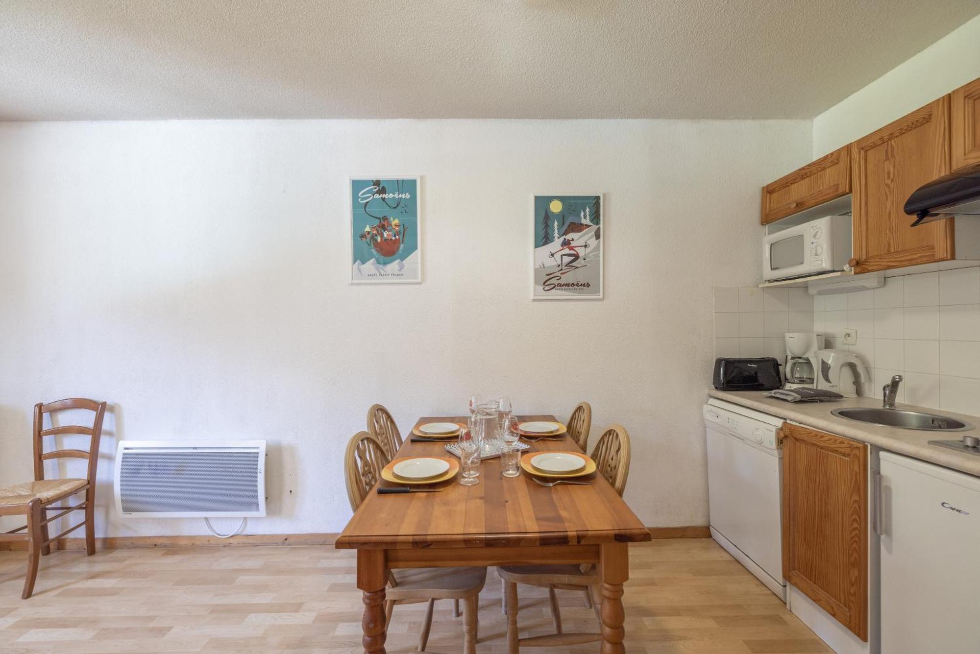 Ferienwohnung Appt Le Grand Tetras F14 - 4 Pers Samoëns Exterior foto